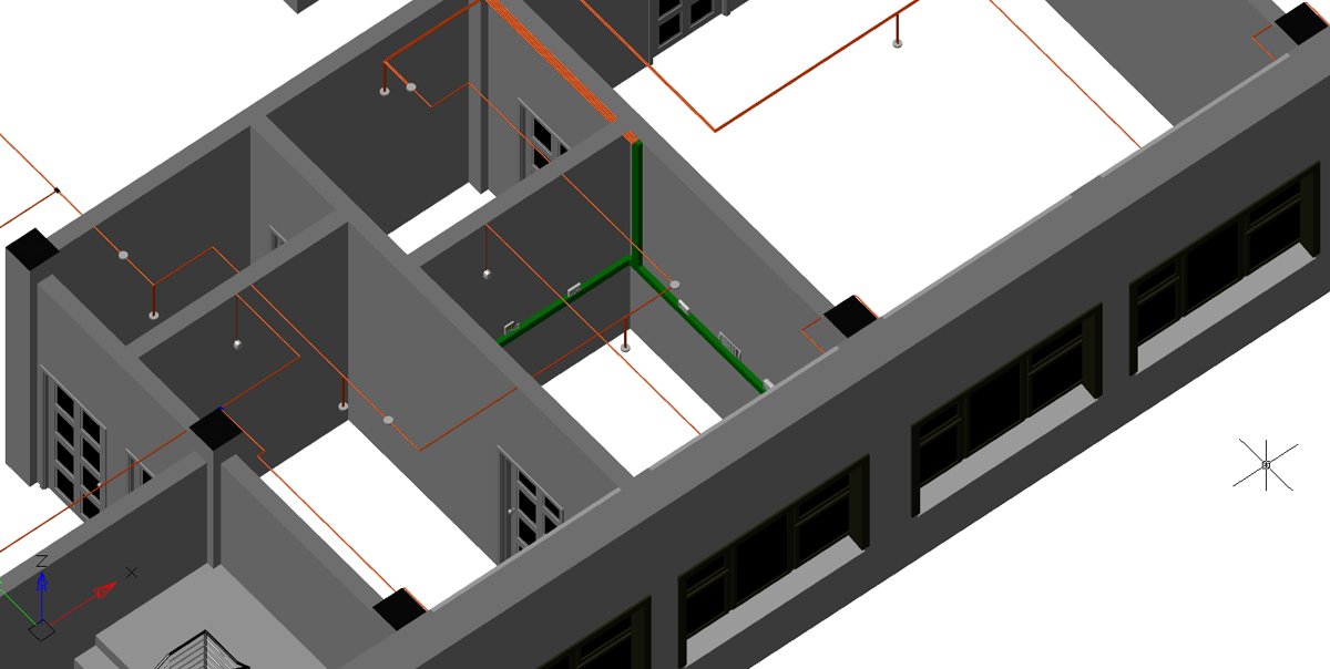 3D-модель этажа